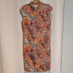 Yuhua Mulberry Silk Blend Sheath Graphic Design